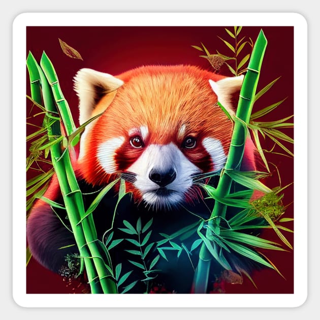 Red Panda Nature Outdoor Imagine Wild Free Sticker by Cubebox